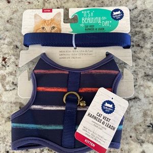 Whisker city cat vest harness and leash kitten